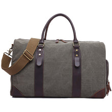 Load image into Gallery viewer, Canvas Travel Bag