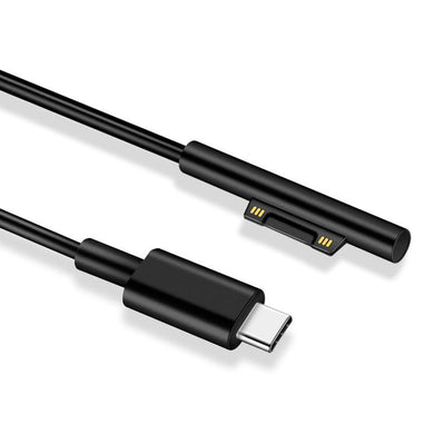 Microsoft Surface Charging Cable For Surface Pro 3 4 5 6 Go Book USB-C 15V PD - trendyful