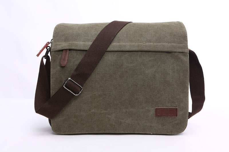 Canvas Messenger Best Over The Shoulder Laptop Bag Leather Laptop - Main Image