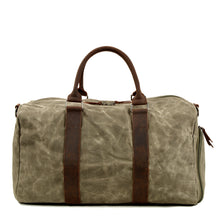 Load image into Gallery viewer, waxed-canvas-duffle-bag-trendyful