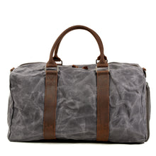 Load image into Gallery viewer, waxed-canvas-duffle-bag-trendyful
