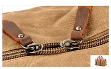 Load image into Gallery viewer, waxed-canvas-duffle-bag-trendyful