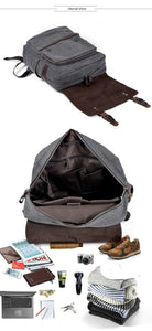 canvas-leather-backpack-trendyful