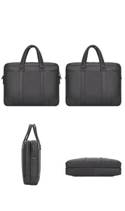 Calgary Genuine Leather Messenger Bag - trendyful