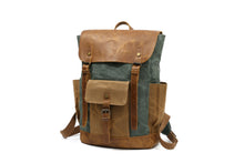 Load image into Gallery viewer, waxed-canvas-backpack-trendyful