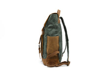 Load image into Gallery viewer, waxed-canvas-backpack-trendyful