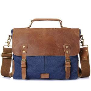 Lincoln Canvas Messenger Bag | Laptop Bag | Satchel Bag - trendyful