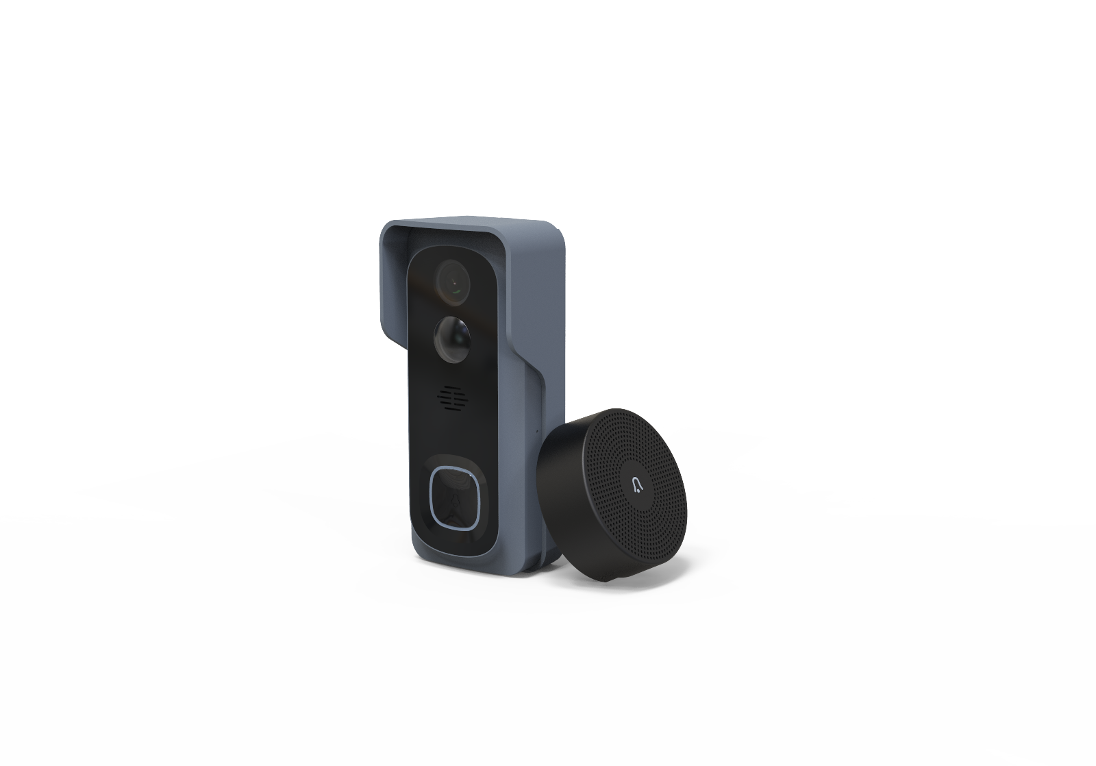 anko wifi full hd video doorbell with chime