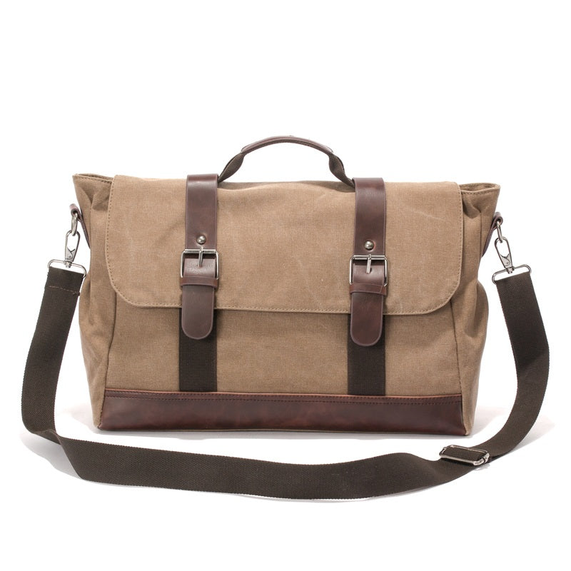 Cheggio Canvas Messenger Bag | Laptop Bag | Satchel Bag 14