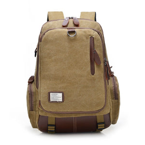 Canvas Laptop Backpack 16" | Travel Canvas Backpack - trendyful