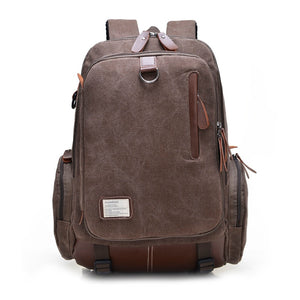 Canvas Laptop Backpack 16" | Travel Canvas Backpack - trendyful