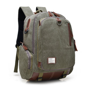 Canvas Laptop Backpack 16" | Travel Canvas Backpack - trendyful