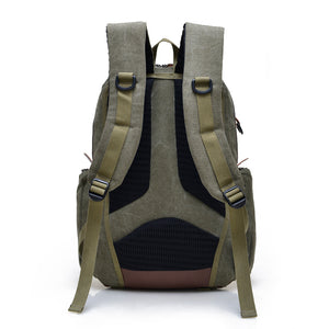 Canvas Laptop Backpack 16" | Travel Canvas Backpack - trendyful