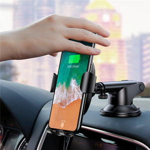 Premium Wireless Fast Car Charger & Phone Holder - trendyful