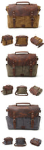 Load image into Gallery viewer, Riverton Canvas Messenger Bag | Laptop Bag | Satchel Bag - trendyful