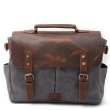 Load image into Gallery viewer, Riverton Canvas Messenger Bag | Laptop Bag | Satchel Bag - trendyful