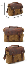 Load image into Gallery viewer, Riverton Canvas Messenger Bag | Laptop Bag | Satchel Bag - trendyful