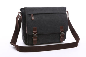 Crosstown Canvas Messenger Bag | Laptop Bag | Satchel Bag 13" - trendyful