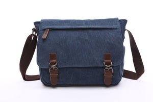 Crosstown Canvas Messenger Bag | Laptop Bag | Satchel Bag 13" - trendyful