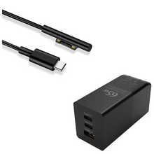 Load image into Gallery viewer, Microsoft Surface Charging Cable For Surface Pro 3 4 5 6 Go Book USB-C 15V PD - trendyful