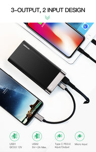 Premium 20000mah Power Bank, Fast Charging - trendyful