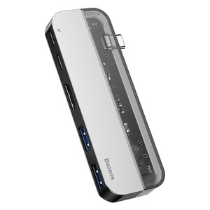 Baseus Transparent Type-C Multifunction HUB - trendyful