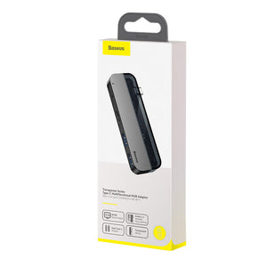 Baseus Transparent Type-C Multifunction HUB - trendyful