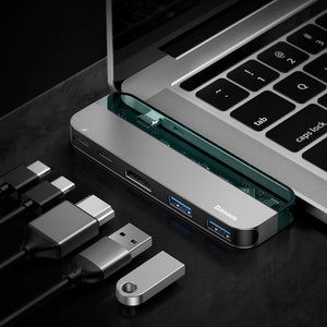 Baseus Transparent Type-C Multifunction HUB - trendyful