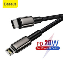 Load image into Gallery viewer, Baseus_20W_2M_IP_To_USB_C_PD_Fast_Charging_Cable