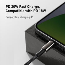 Load image into Gallery viewer, Baseus_20W_2M_IP_To_USB_C_PD_Fast_Charging_Cable