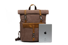 Load image into Gallery viewer, Clayton-canvas-backpack-trendyful