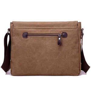 Toledo Canvas Messenger Bag | Satchel Bag 13" - trendyful