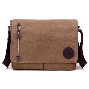 Toledo Canvas Messenger Bag | Satchel Bag 13" - trendyful