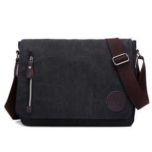 Toledo Canvas Messenger Bag | Satchel Bag 13" - trendyful