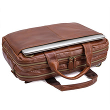 Load image into Gallery viewer, Norfolk Genuine Leather Messenger Bag - trendyful