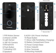 Load image into Gallery viewer, WiFi HD Video Doorbell + Indoor Chime - trendyful