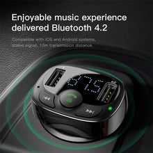 Load image into Gallery viewer, Handsfree Bluetooth FM Transmitter Car Charger - trendyful