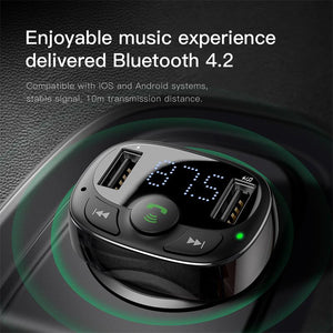 Handsfree Bluetooth FM Transmitter Car Charger - trendyful