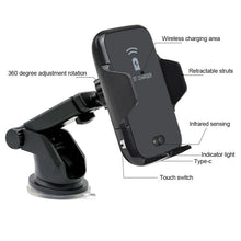 Load image into Gallery viewer, Premium Wireless Phone Charger &amp; Holder With Sensor - trendyful