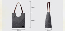 Load image into Gallery viewer, Women&#39;s Handbag Canvas Tote Shoulder Bag - trendyful