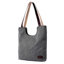 Load image into Gallery viewer, Women&#39;s Handbag Canvas Tote Shoulder Bag - trendyful