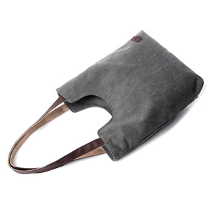 Women's Handbag Canvas Tote Shoulder Bag - trendyful