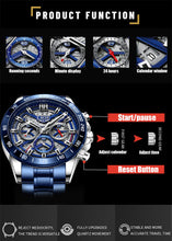 Load image into Gallery viewer, LIGE Mens Luxury Stainless Steel Business Watch Trendyful