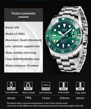 Load image into Gallery viewer, LIGE_Mens_Stainless_Steel_Business_Watch-Trendyful
