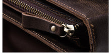 Load image into Gallery viewer, Vintage Leather Messenger Satchel - trendyful