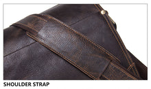 Load image into Gallery viewer, Vintage Leather Messenger Satchel - trendyful