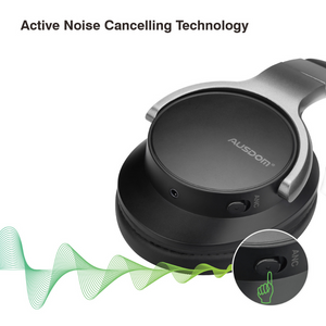 AUSDOM Wireless Noise Cancelling Headphones - trendyful