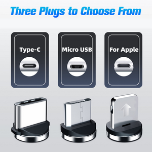 Premium 3 in 1 Magnetic Cable | Micro USB, USB-C, Lightning - trendyful