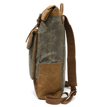 Load image into Gallery viewer, Sheldon-Waxed-Canvas-Backpack-trendyful