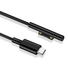Load image into Gallery viewer, Microsoft Surface Charging Cable For Surface Pro 3 4 5 6 Go Book USB-C 15V PD - trendyful